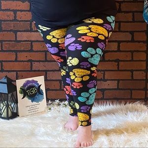 Paw print Leggings, puppy leggings , dog leggings